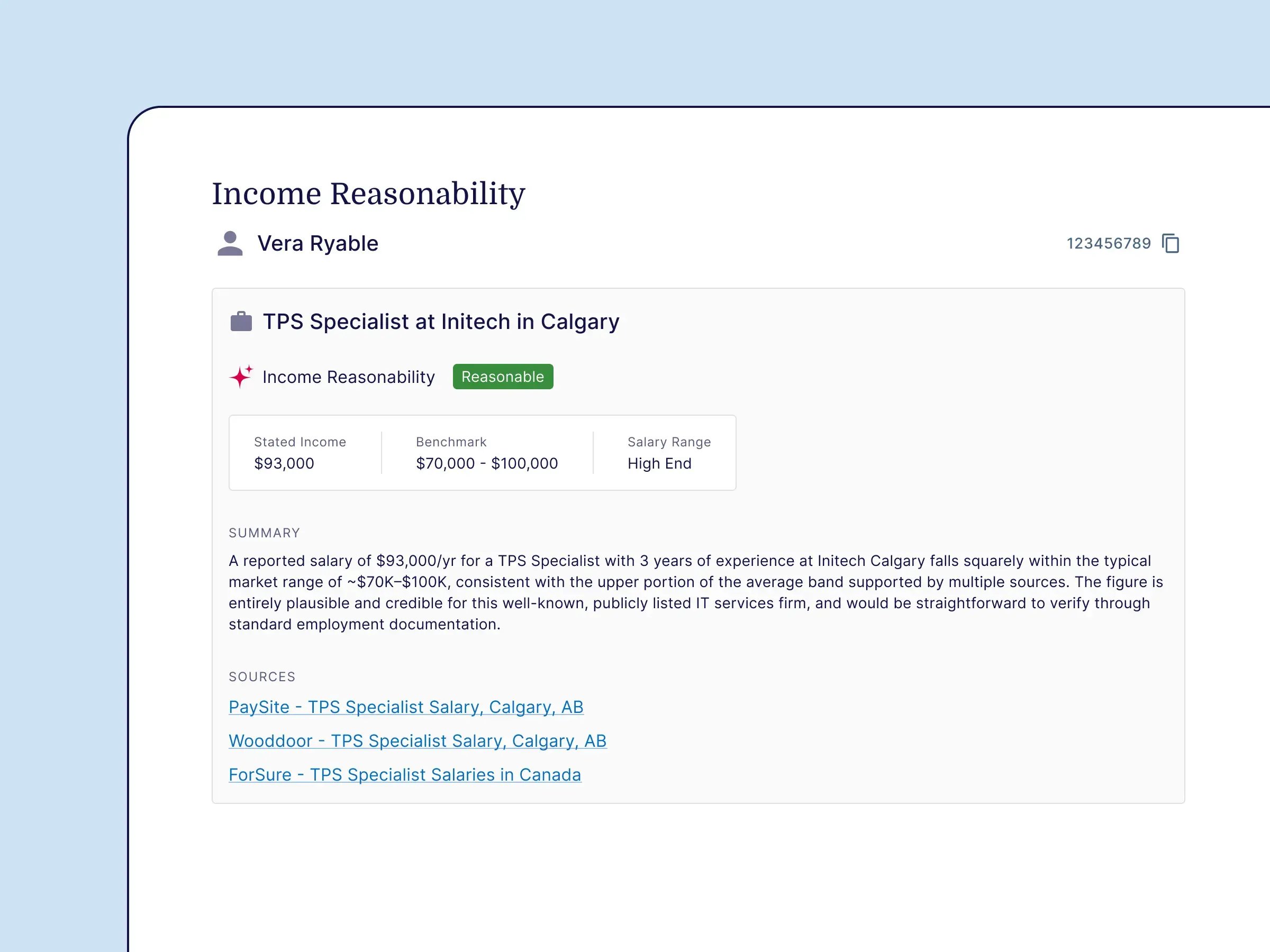 Mortgage Lenders - Tab -  Income Reasonability-1