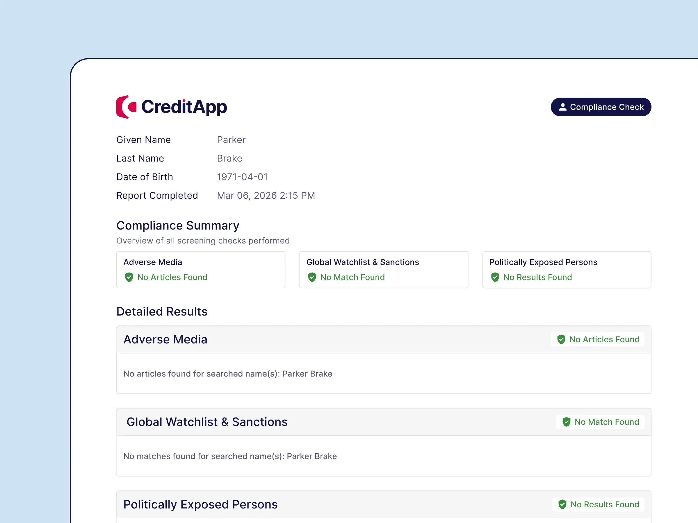 Mortgage Lenders - Tab - KYC